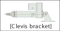 Electric Linear Actuator Clevis Bracket Industrial Automation