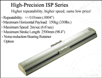 High-Precision, Linear Actuator can be used as Electric Cartesian Actuators