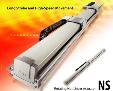 NS Rotating Nut Linear Actuator Long Stroke High-Speed Movement