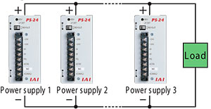 PS-24 power supplies in parallel