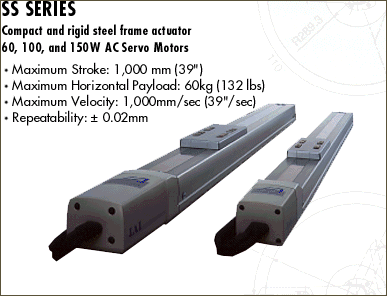 The Solid Series are extremely rigid and compact electric actuators.